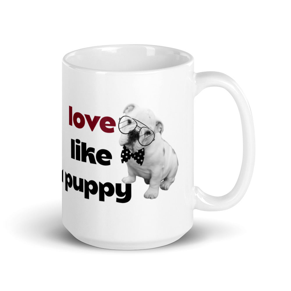 love like a puppy mug